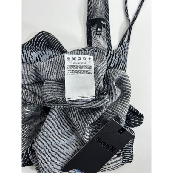 Hurley Tank Top Geo Print Racerback Slouchy Slider Strap Tank Top Womens M - Picture 6 of 7